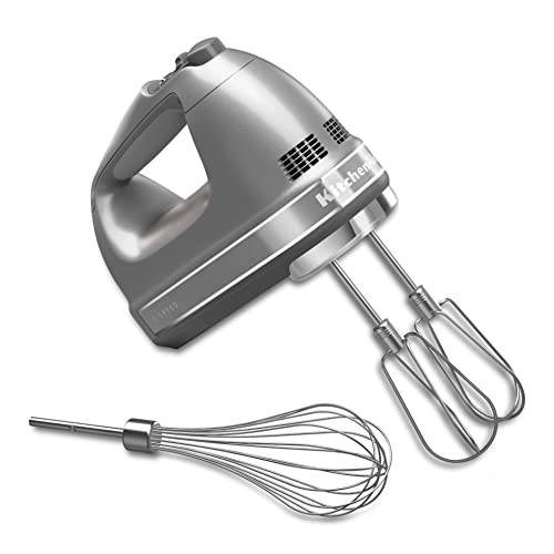 KitchenAid KHM7210 7-скоростной цифровой ручной миксер с аксессуарами Turbo Beater II