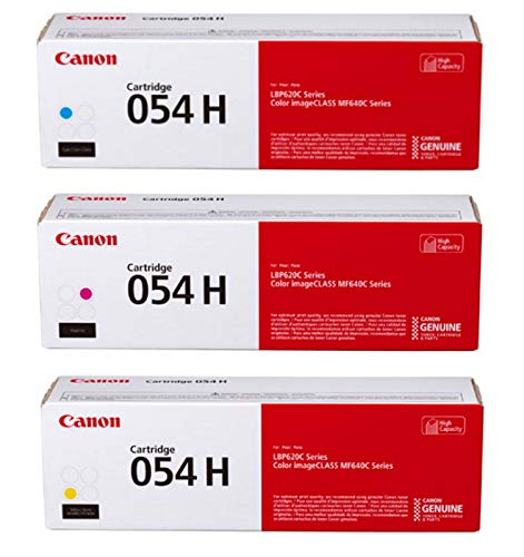Canon Набор оригинальных картриджей с цветным тонером CMY большой емкости 054