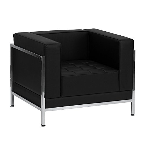 Flash Furniture Hercules Imagination Series Contemporary Black LeatherSoft Chair с каркасом-оболочкой