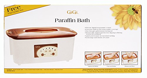 GiGi Цифровая парафиновая ванна с персиковым парафиновым воском 6 фунтов