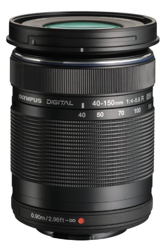 Olympus Зум-объектив M. 40-150 мм F4.0-5.6 R (черный) для камер Panasonic Micro 4/3