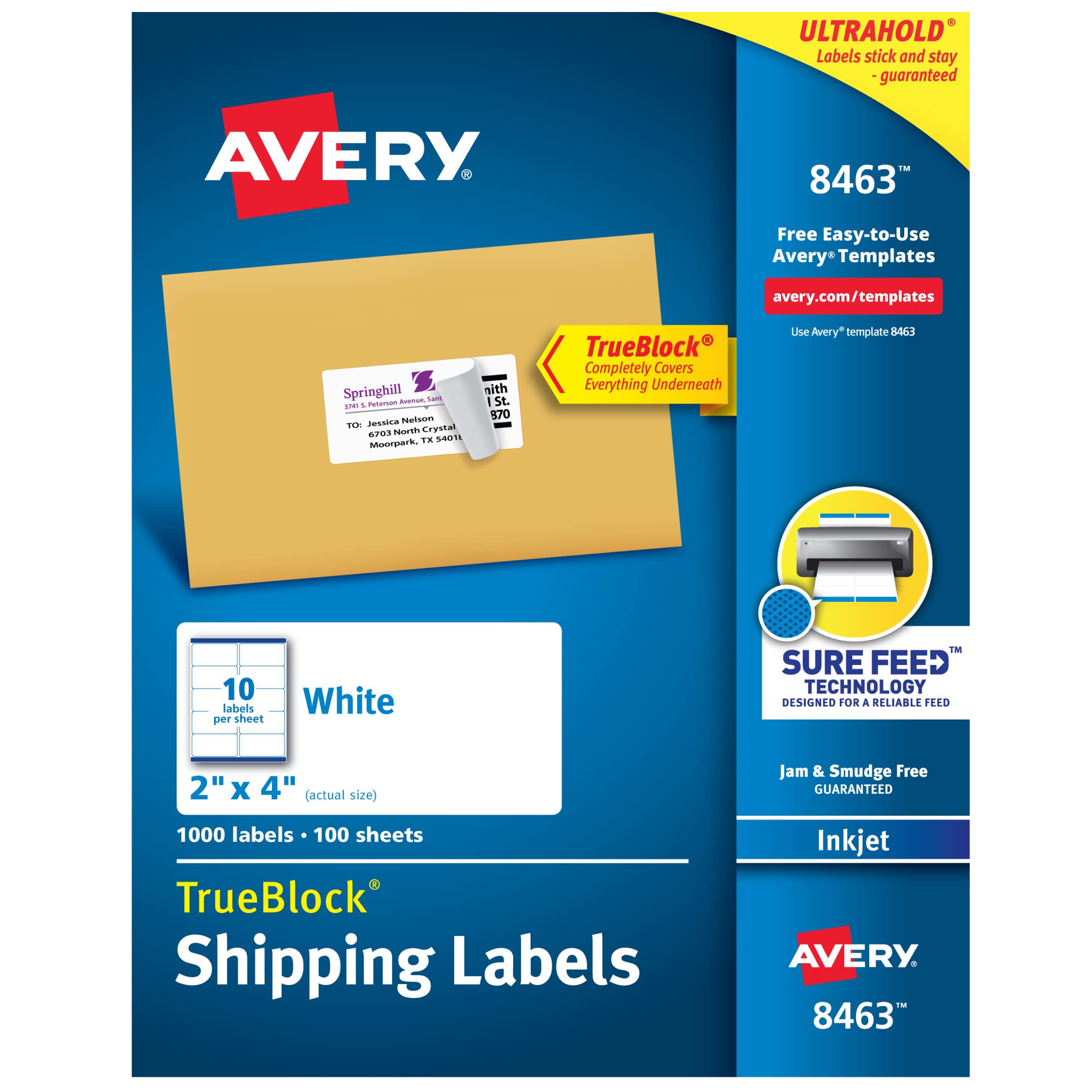 Avery 8163 Транспортировочные этикетки