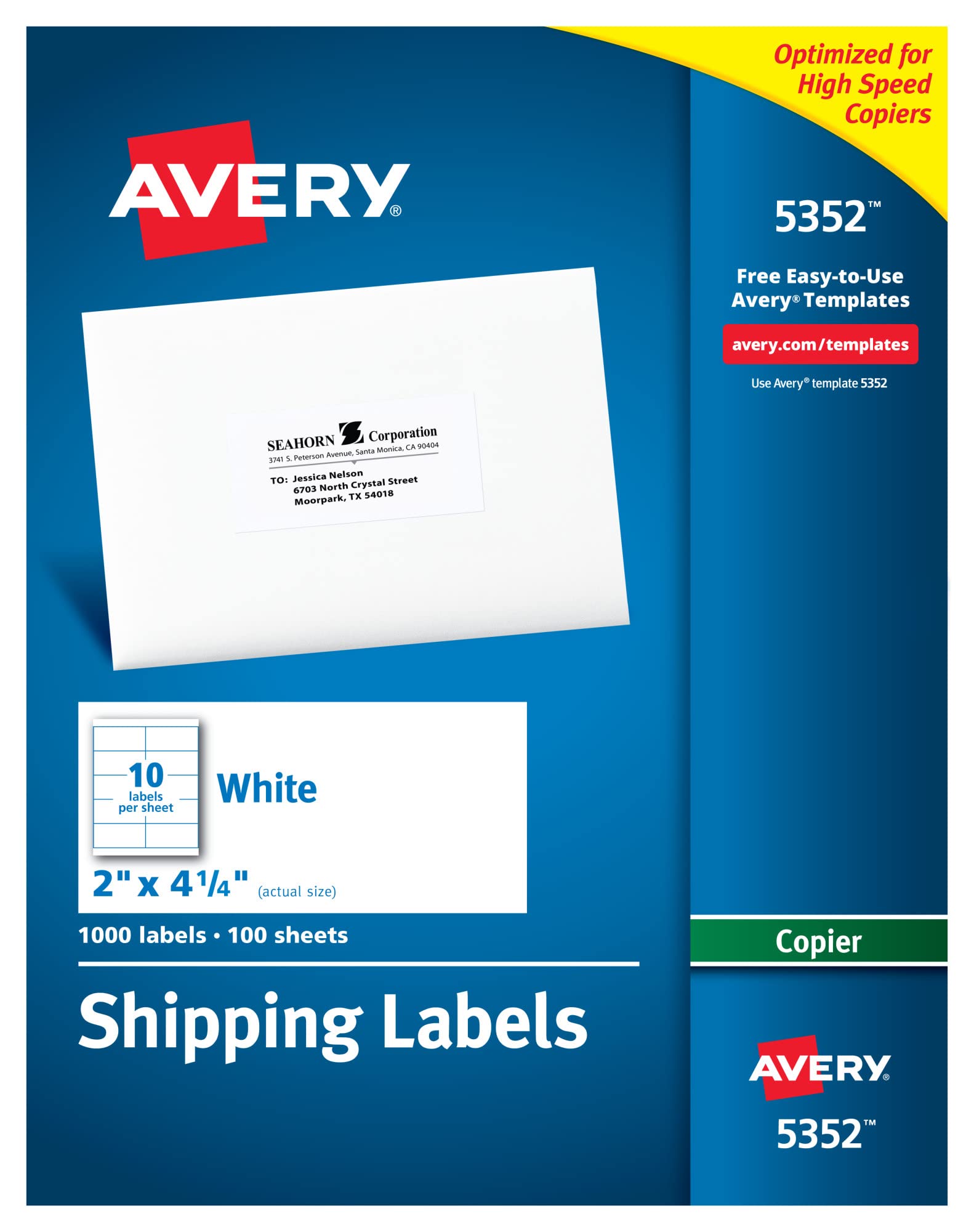 Avery Адресные этикетки для копировальных аппаратов