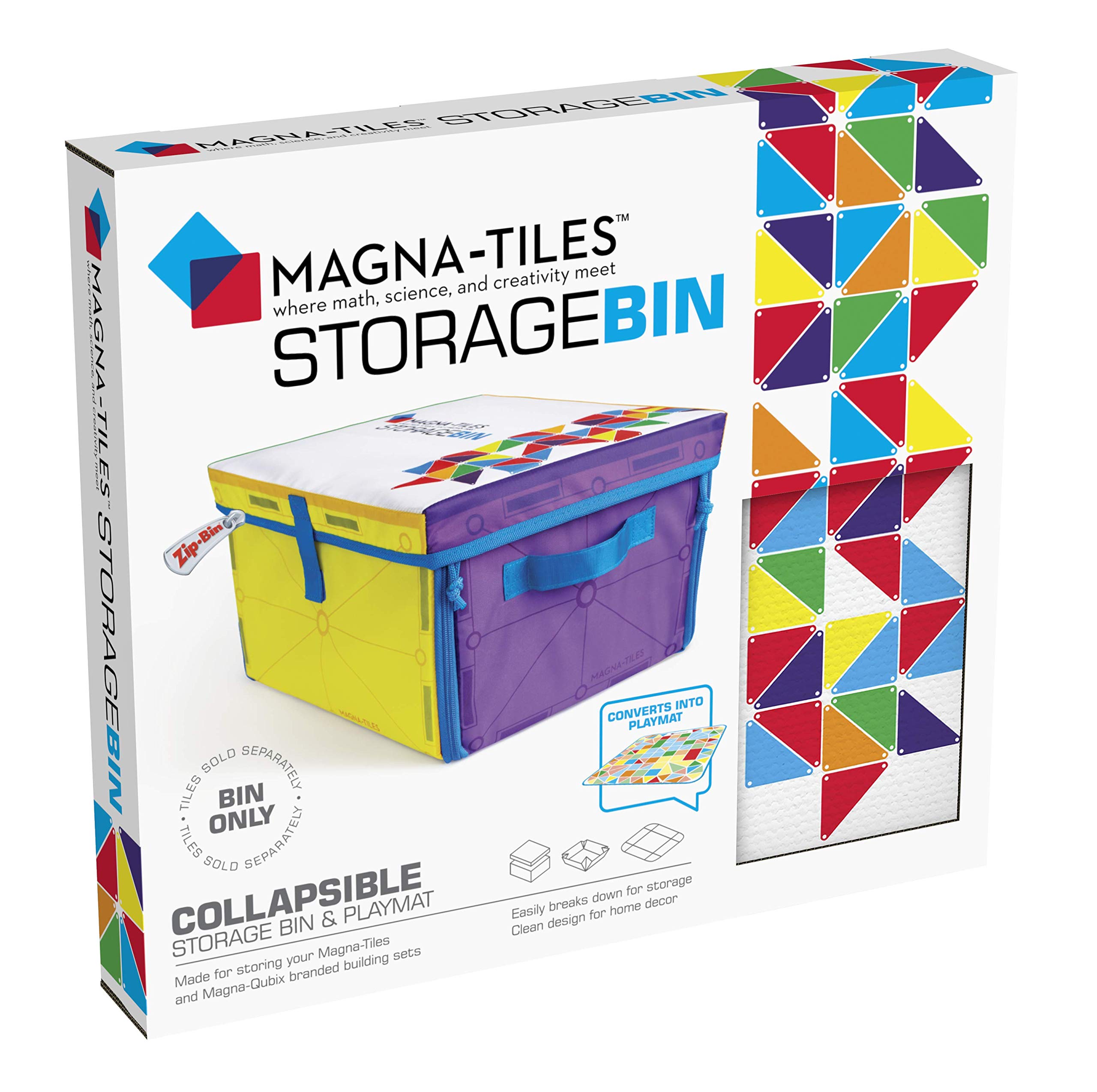 Magna Tiles Корзина для хранения и интерактивная игра-м...