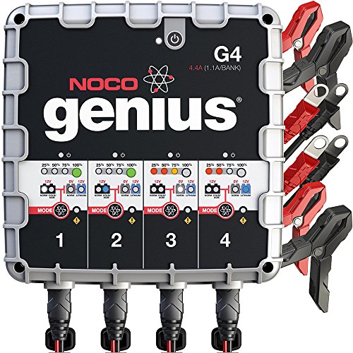 NOCO Genius G4 6V - 12V 4 Bank Smart Charger / Maintainer для 12В 7Ач