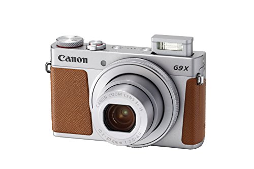 Canon Цифровая камера PowerShot G9 X Mark II со встроенным Wi-Fi и Bluetooth с 3-дюймовым ЖК-экраном (серебристый)