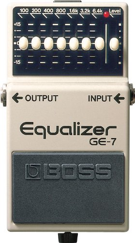 Boss GE-7 7-полосная педаль эквалайзера