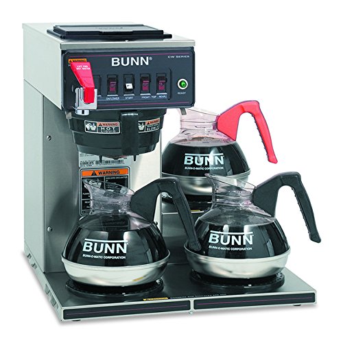 BUNN 12950.0212 CWTF15-3 Автоматическая коммерческая кофеварка с 3 нижними нагревателями (120 В)