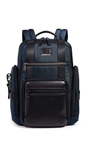 TUMI - Рюкзак для ноутбука Alpha Bravo Sheppard Deluxe Brief Pack - 15-дюймовая компьютерная сумка для мужчин и женщин - Темно-синий