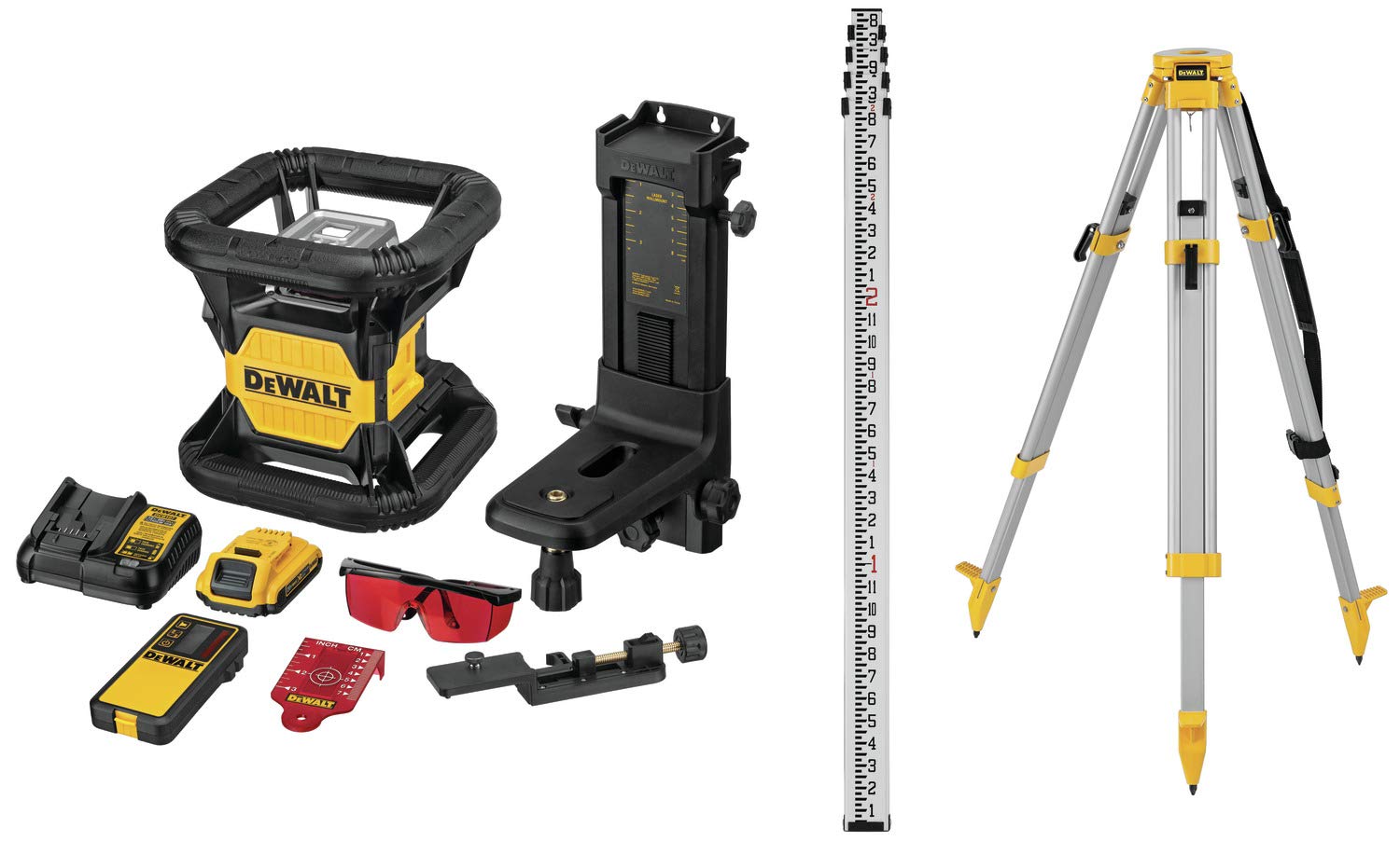 DEWALT DW079LRK 20 В КРАСНЫЙ РОТАЦИОННЫЙ ЛАЗЕР П...