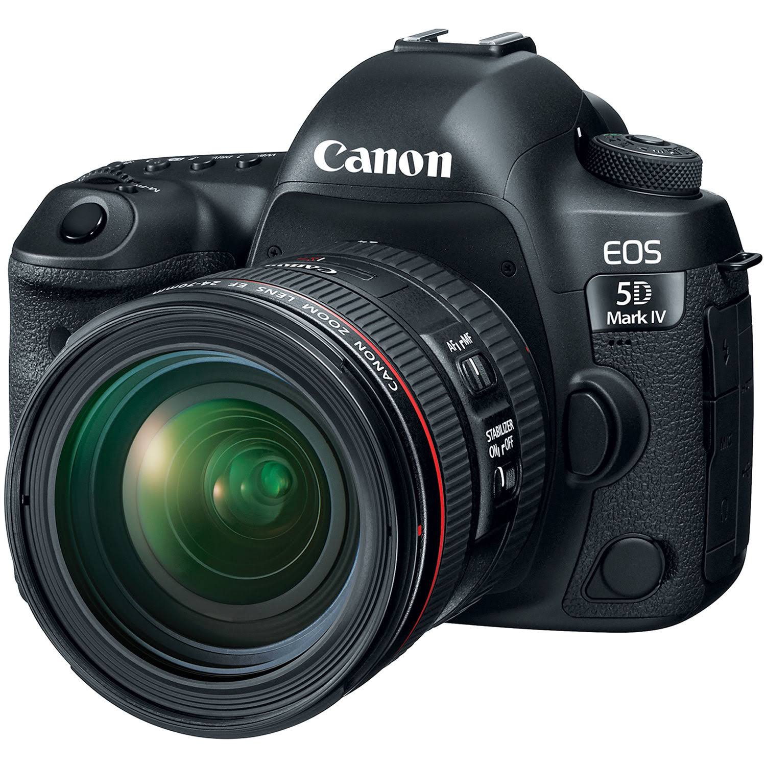 Canon Полнокадровая цифровая зеркальная фотокамера EOS 5D Mark IV с комплектом объектива EF 24-70mm f / 4L IS USM