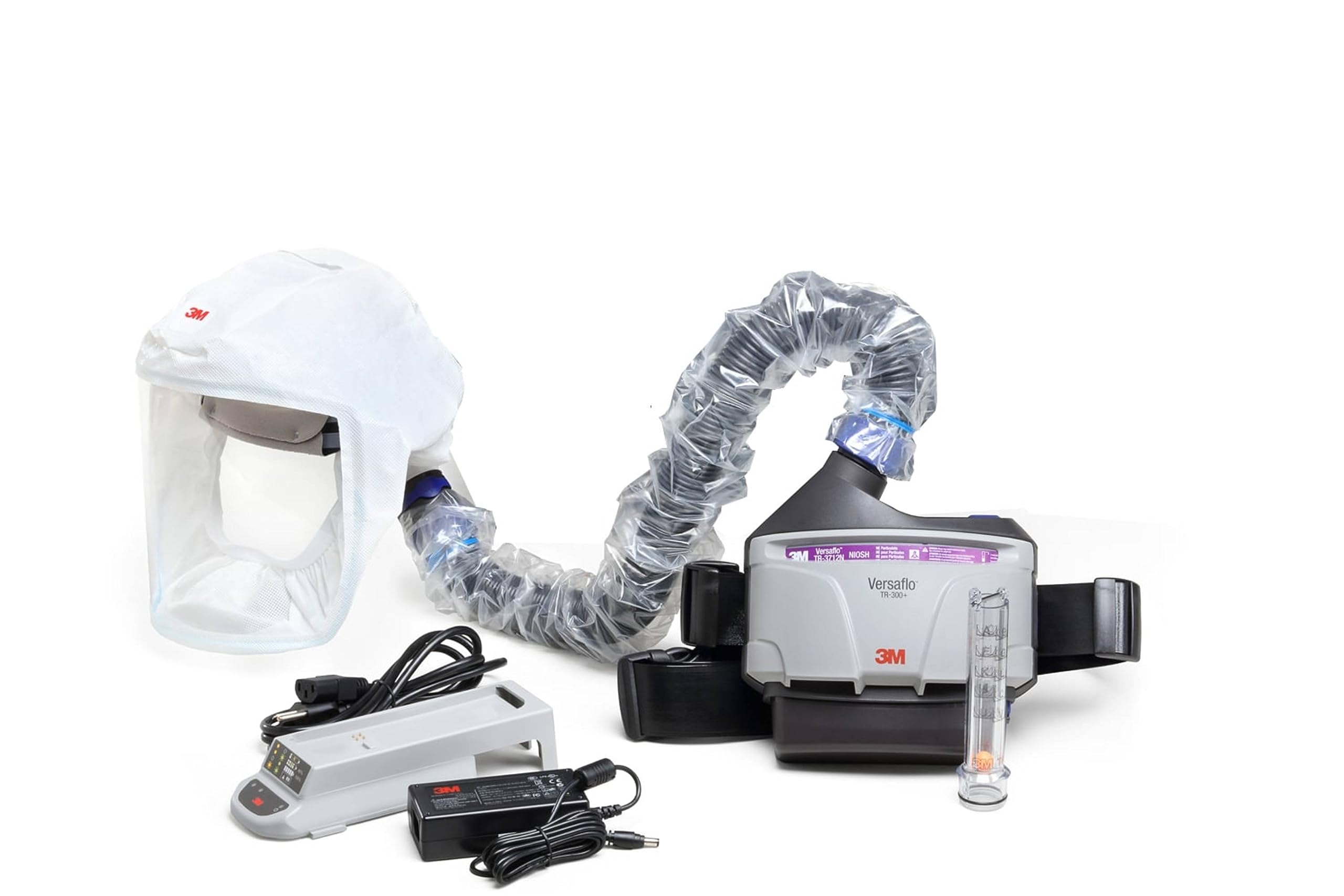 3M PAPR Respirator, Versaflo Powered Air Purifying Respirator Kit, TR-300N+ HKL, Healthcare, M/L Headcover, Lightweight, Low-Profile, Easy to Use, All-in-One Respiratory Protection for Particulates