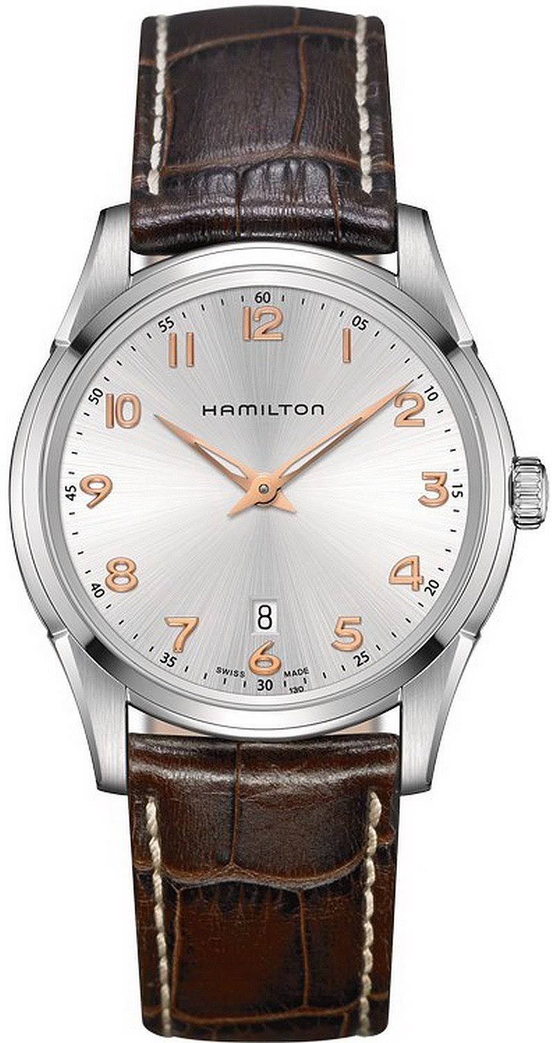 Hamilton H38511513 Мужские часы Jazzmaster - Серебряный циферблат