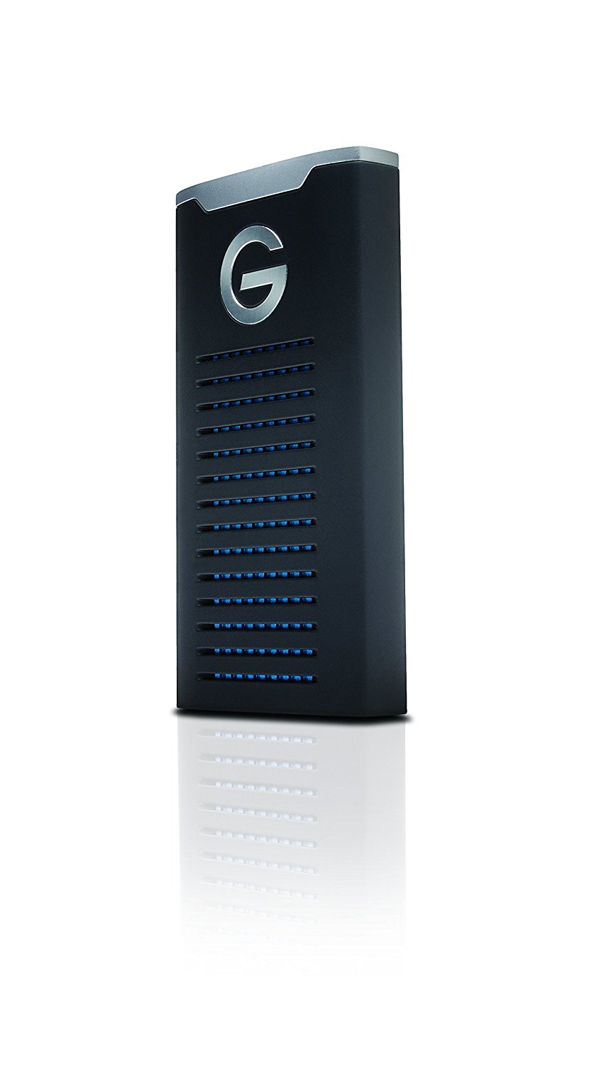 G-Technology Мобильный твердотельный накопитель G-Drive емкостью 1 ТБ R-Series - подключение USB-C (USB 3.1 Gen 2) - 0G06053