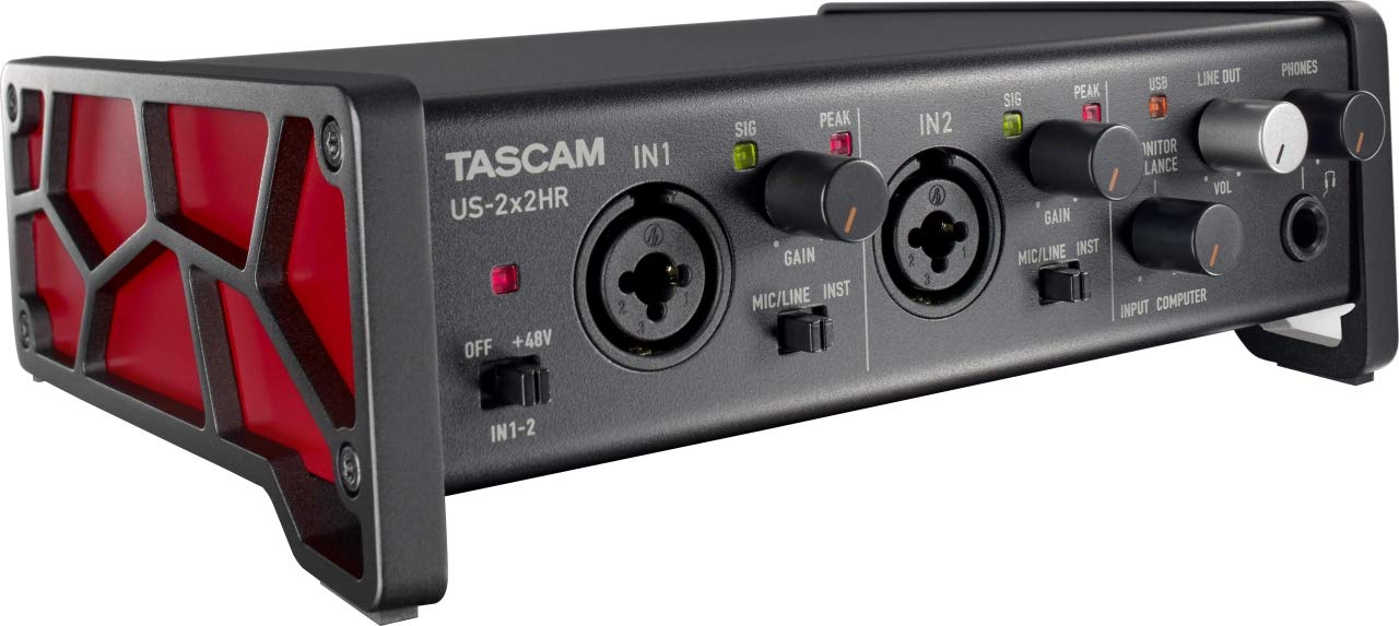 Tascam US-2x2HR 2 Mic 2IN/2OUT Универсальный USB-аудиои...
