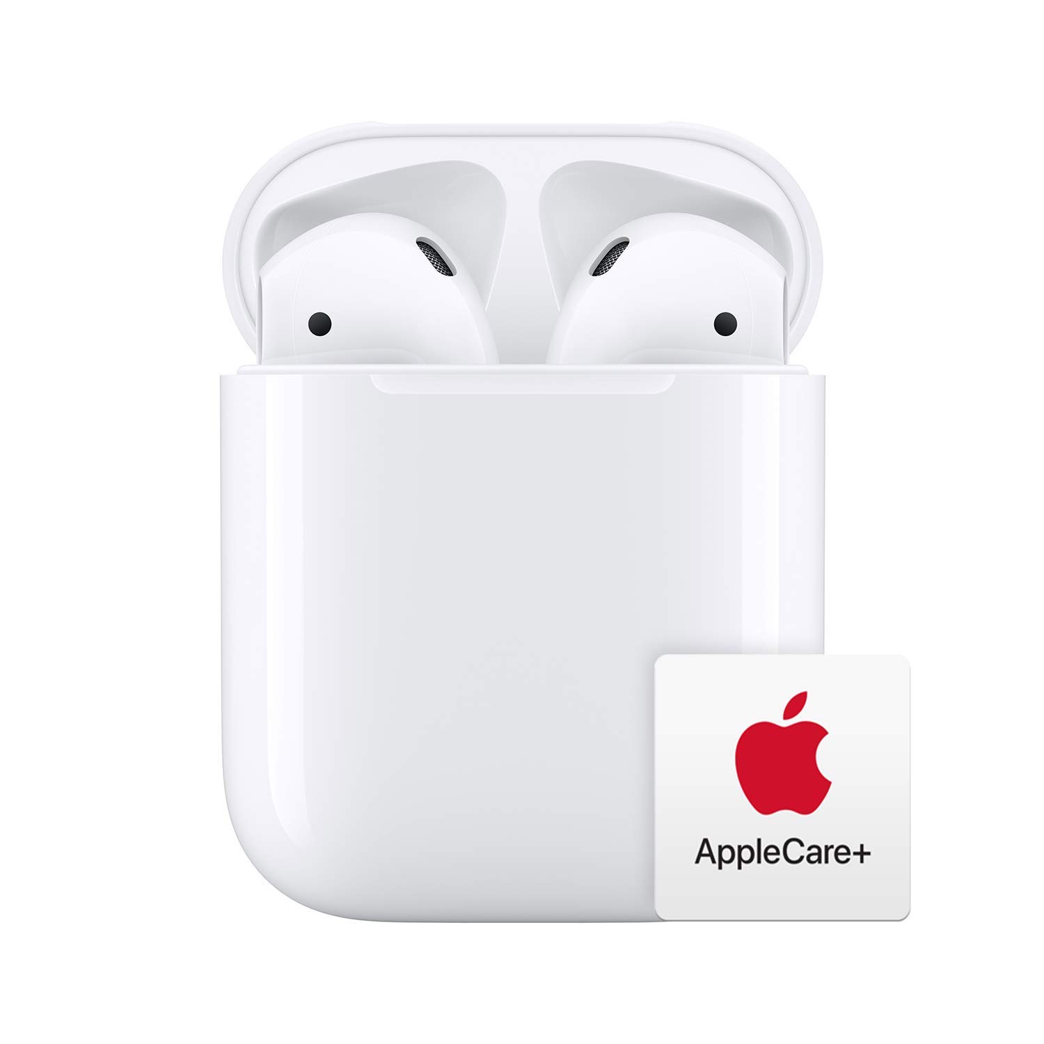 Apple AirPods (2-го поколения) с футляром для зарядки Lightning с Care+