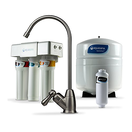  Aquasana Система фильтрации воды обратного осмоса под раковиной - Фильтрует 95% фтора - Фильтрация кухонного смес...