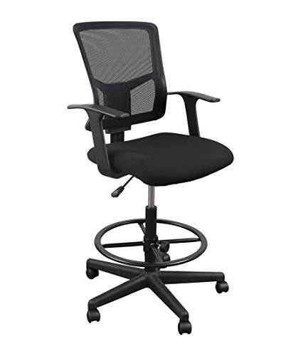  S Stand Up Desk Store Стул для рисования сидячим и стоячим стулом для стоячих столов с регулируемой подставкой для ног...