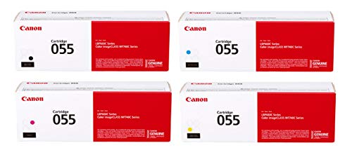 Canon Полный комплект 4-цветных картриджей с тонером 055 (CRG-055)