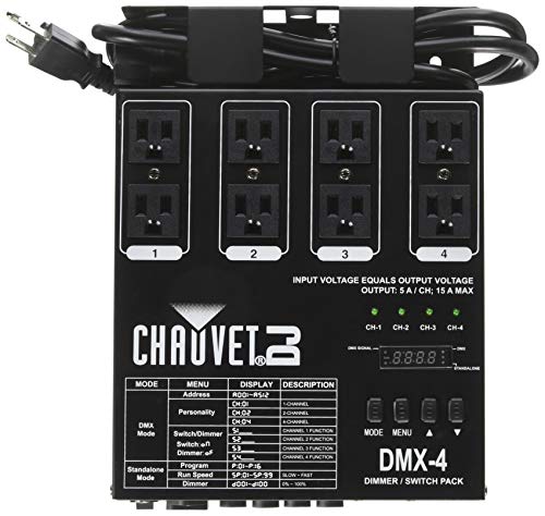 CHAUVET DJ DJ DMX-4 LED Lighting Dimmer/Relay Pack | Ак...