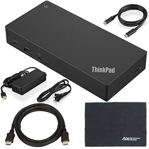 AOM Lenovo ThinkPad (40AS0090US) Док-станция USB Type-C Gen 2 + HDMI-кабель ZoomSpeed (с Ethernet) + Стартовый комплект