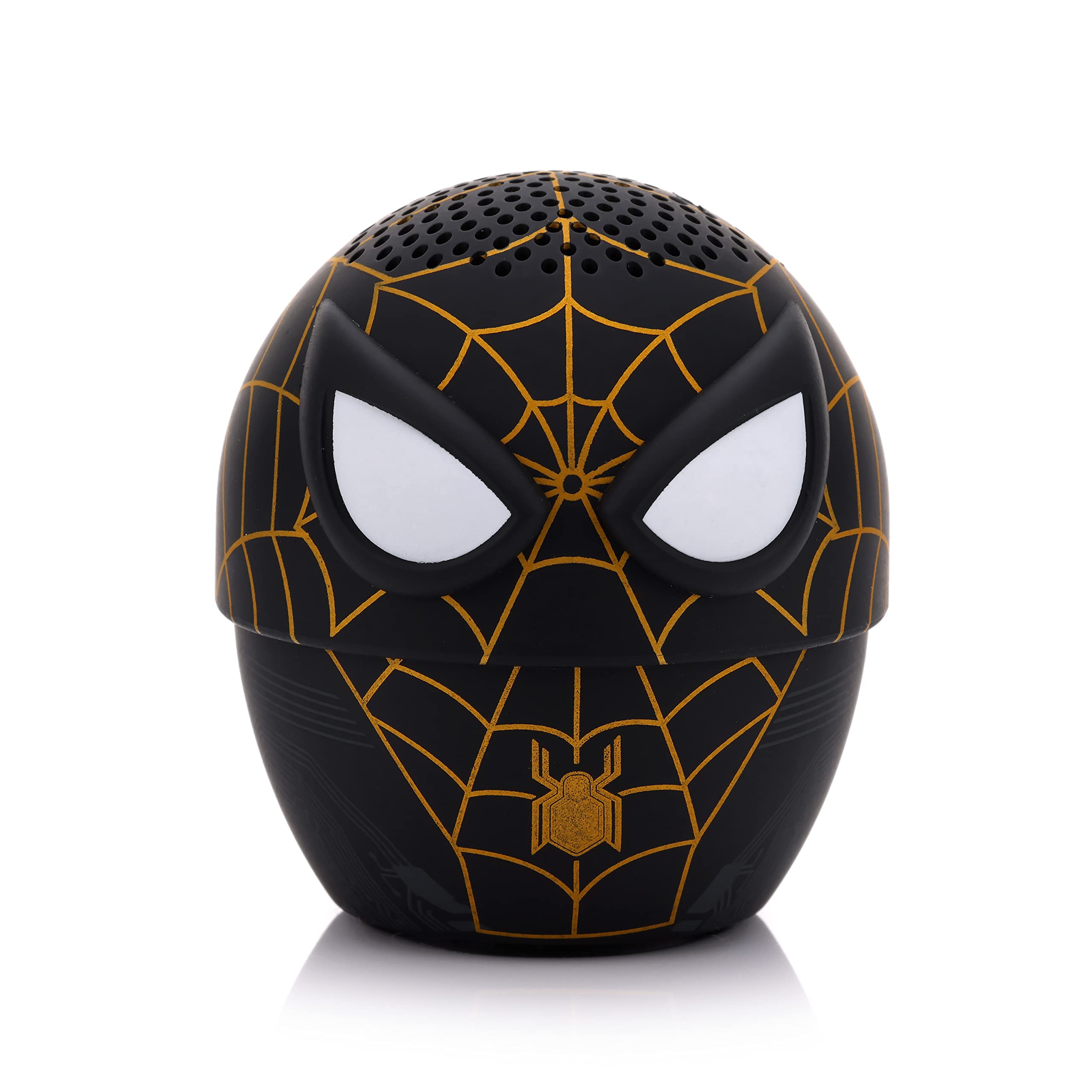 Bitty Boomers Marvel: No Way Home Человек-паук Черно-золотой костюм - мини-динамик Bluetooth