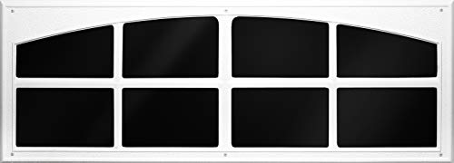 Coach House Accents Окно двери гаража с имитацией Signature Dcor (2 окна в комплекте) — белое — модель AP143199