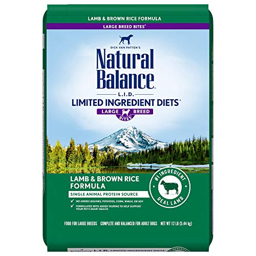 Natural Balance LID Limited Ingredient Diets Large Breed Bites Сухой корм для собак с зерном