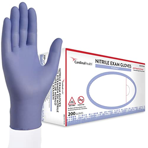 Cardinal Health Нитриловые перчатки Flexal - 200 шт./кор. | без пудры | Нестерильный | Химиотерапия