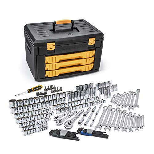 Gearwrench 239 шт. Набор инструментов для механики в ящике для хранения с 3 ящиками - 80942