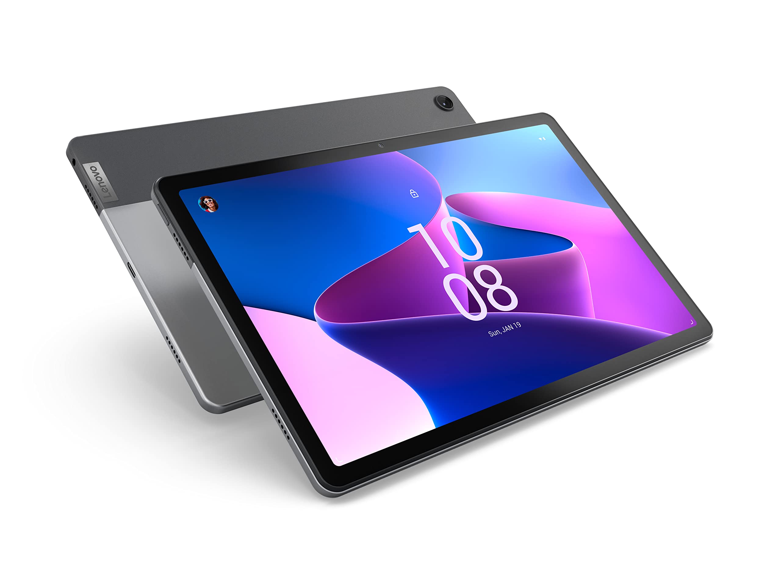  Lenovo Планшет Tab M10 Plus 3-го поколения — 10-дюймовый FHD — Android 12–128 ГБ для хранения — длительное время автономной...