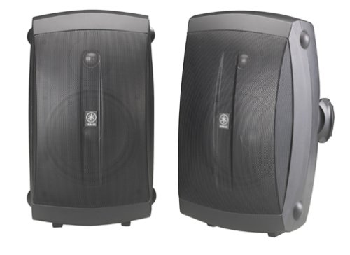 Yamaha Audio NS-AW350B Всепогодные 2-полосные громкоговорители для установки внутри и вне помещений — черные (пара)