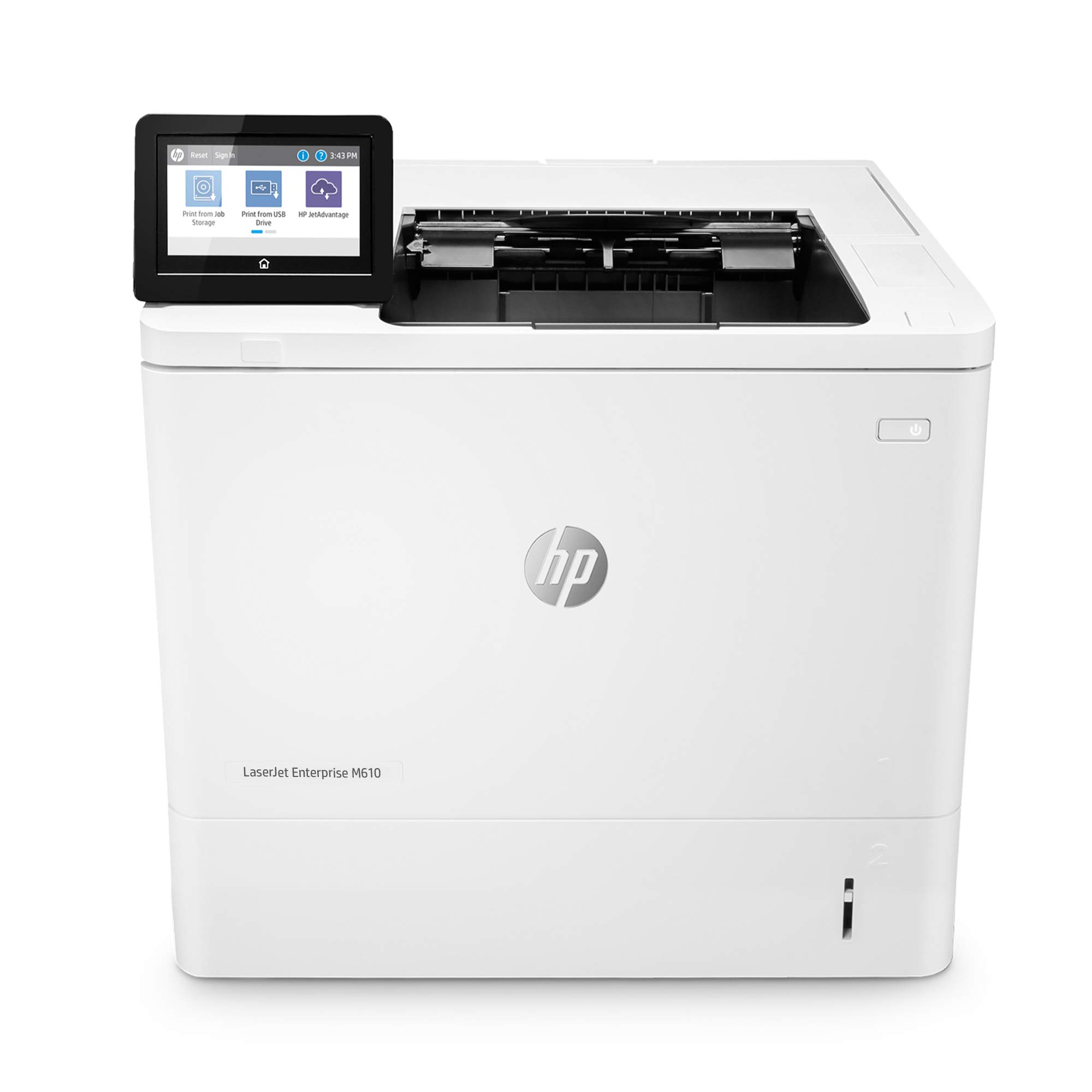 HP Монохромный принтер LaserJet Enterprise M610dn со встроенным Ethernet и двусторонней печатью (7PS82A)