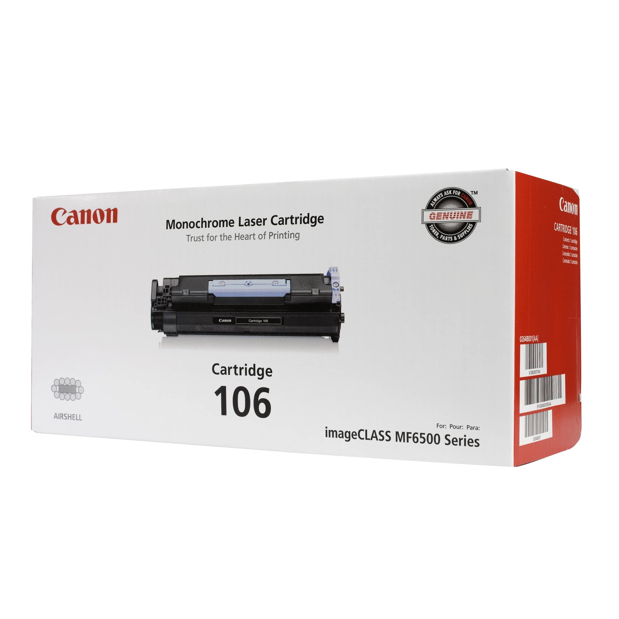 Canon Оригинальный картридж с тонером 106 - черный