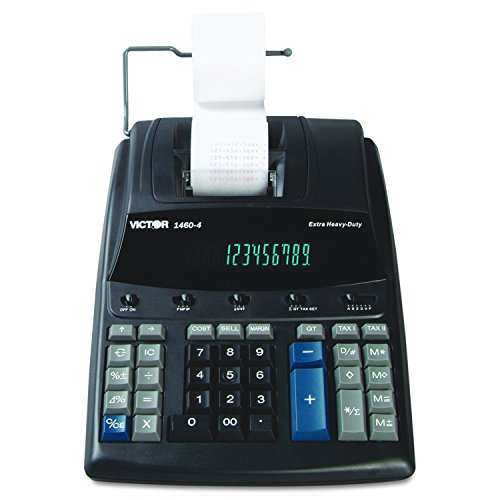 Victor 1460-4 12-разрядный калькулятор коммерческой печати для тяжелых условий эксплуатации