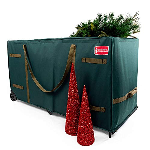  TreeKeeper [Гигантское хранилище на колесиках] - 15-футовая сумка для хранения рождественской елки | Прочная рама с...