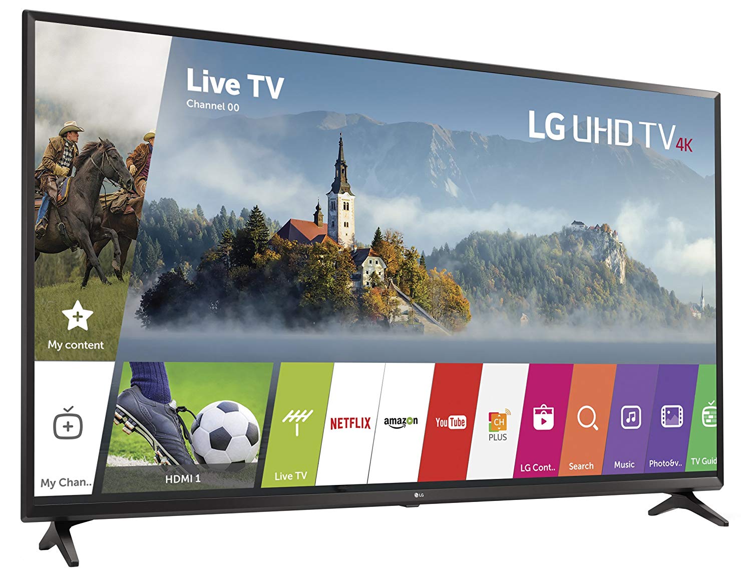 LG Электроника 65UJ6300 65-дюймовый Smart LED TV 4K Ultra HD (модель 2017 г.)