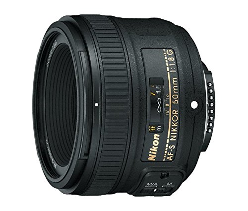 Nikon Объектив AF-S FX NIKKOR 50mm f / 1.8G с автофокусом для цифровых зеркальных фотоаппаратов