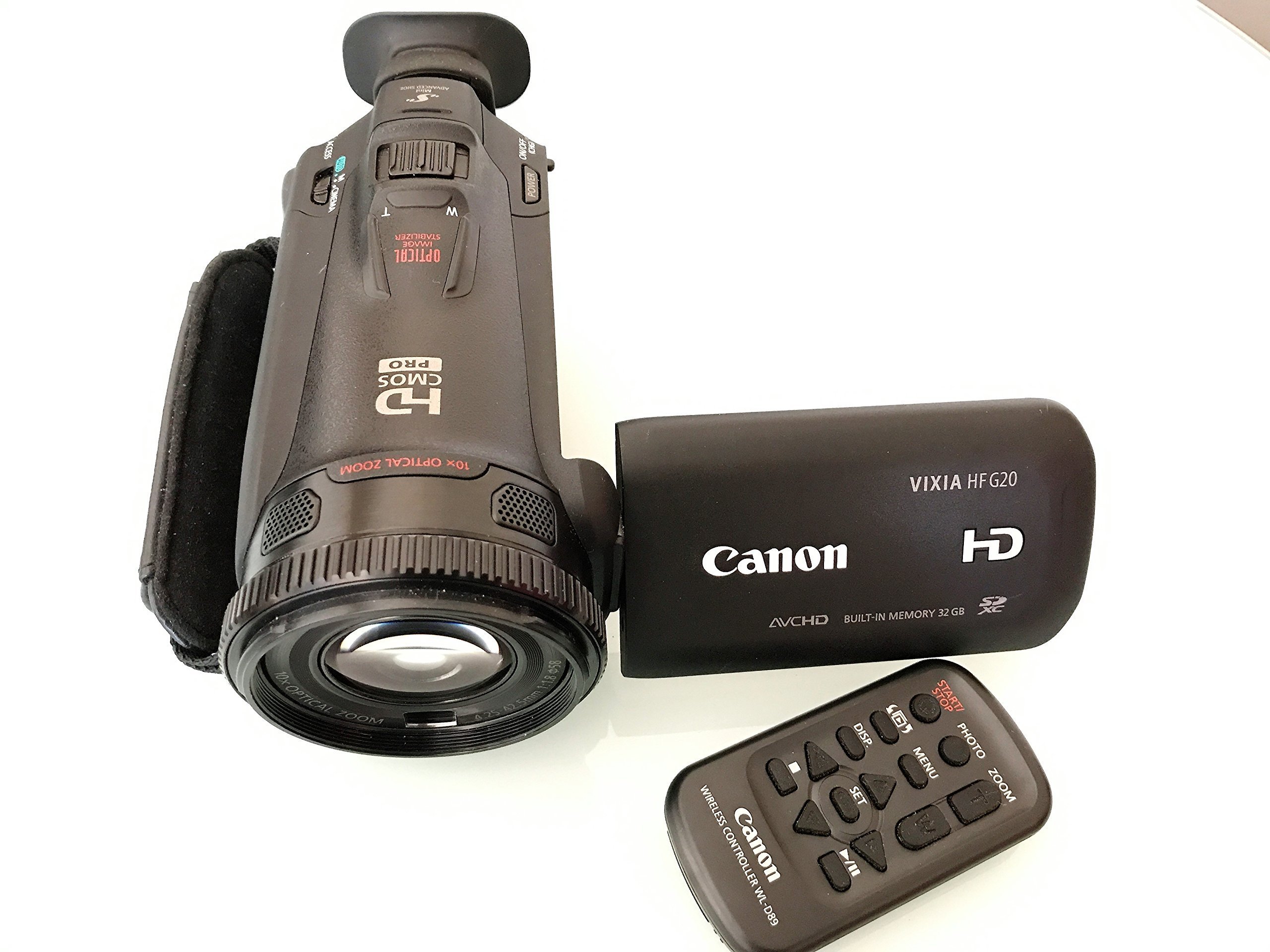 Canon VIXIA HF G20 HD Camcorder with HD CMOS Pro and 32...