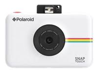 Polaroid Цифровая камера Snap Touch Instant Print с ЖК-дисплеем (белый) и технологией печати Zink Zero Ink