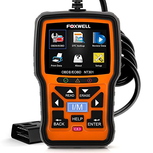  FOXWELL NT301 OBD2 Сканер Live Data Профессиональный механик OBDII Инструмент для считывания диагностических кодов для проверки...