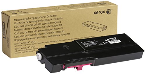  Xerox Подлинный пурпурный картридж с тонером большой емкости (106R03515) — 4800 страниц для использования в VersaLink C400/C405...