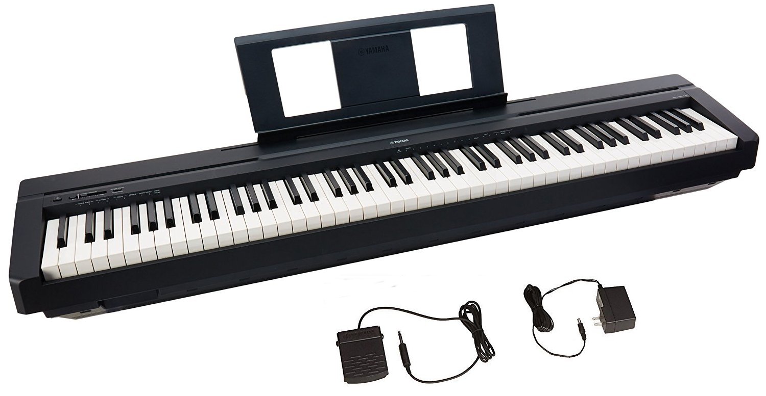 YAMAHA P-45 88-клавишное цифровое пианино взвешенного д...