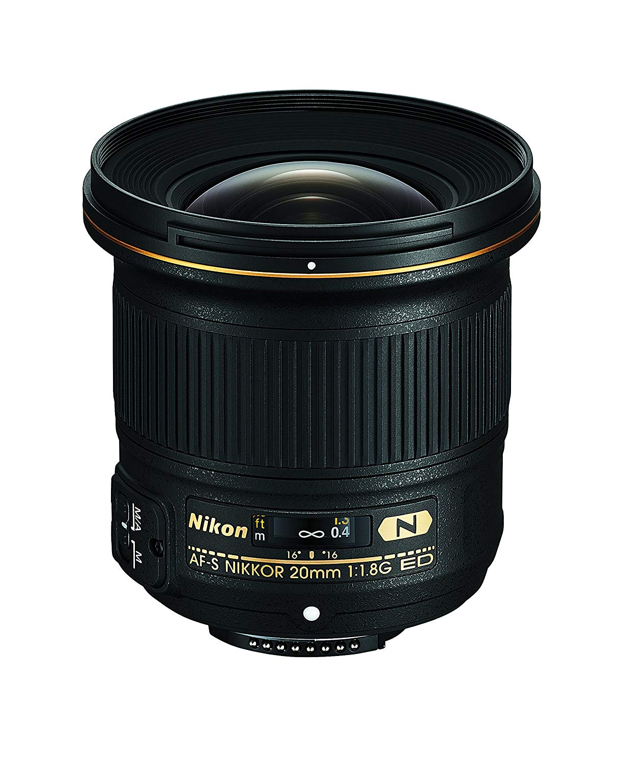 Nikon AF-S FX NIKKOR 20mm f / 1.8G ED Фиксированный объектив с автофокусом для цифровых зеркальных фотоаппаратов