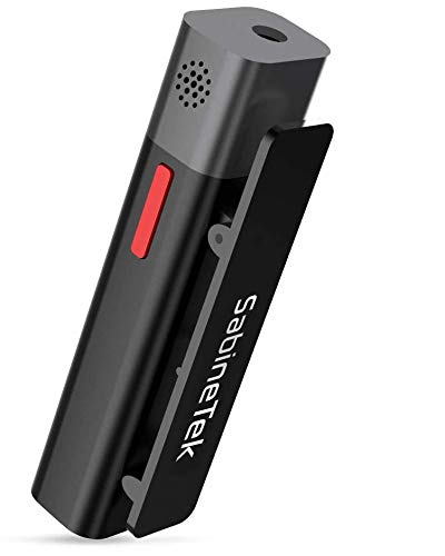  SabineTek SmartMike + Беспроводной Bluetooth-микрофон для создателей контента - перезаряжаемый петличный петличный браслет...