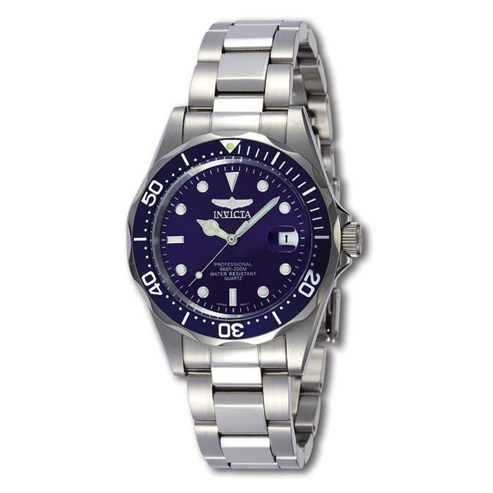 Invicta Мужские часы 9204 Pro Diver Collection серебристого цвета