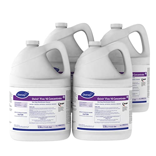 Oxivir Five 16 Concentrate One Step Disinfecting Cleaner (4963314) - Контейнер на 1 галлон (4 шт. в упаковке)