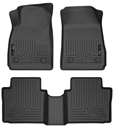 Husky Liners серия Weatherbeater | Накладки на пол передних и 2-х сидений - черные | 99101 | Подходит для Chevrolet Impala 2014-2020 3 шт.