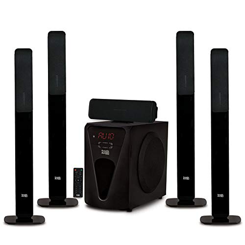  Acoustic Audio by Goldwood Acoustic Audio AAT5005 Bluetooth Tower 5.1 Акустическая система для домашнего кинотеатра с 8-дюймовым активным сабвуфером...