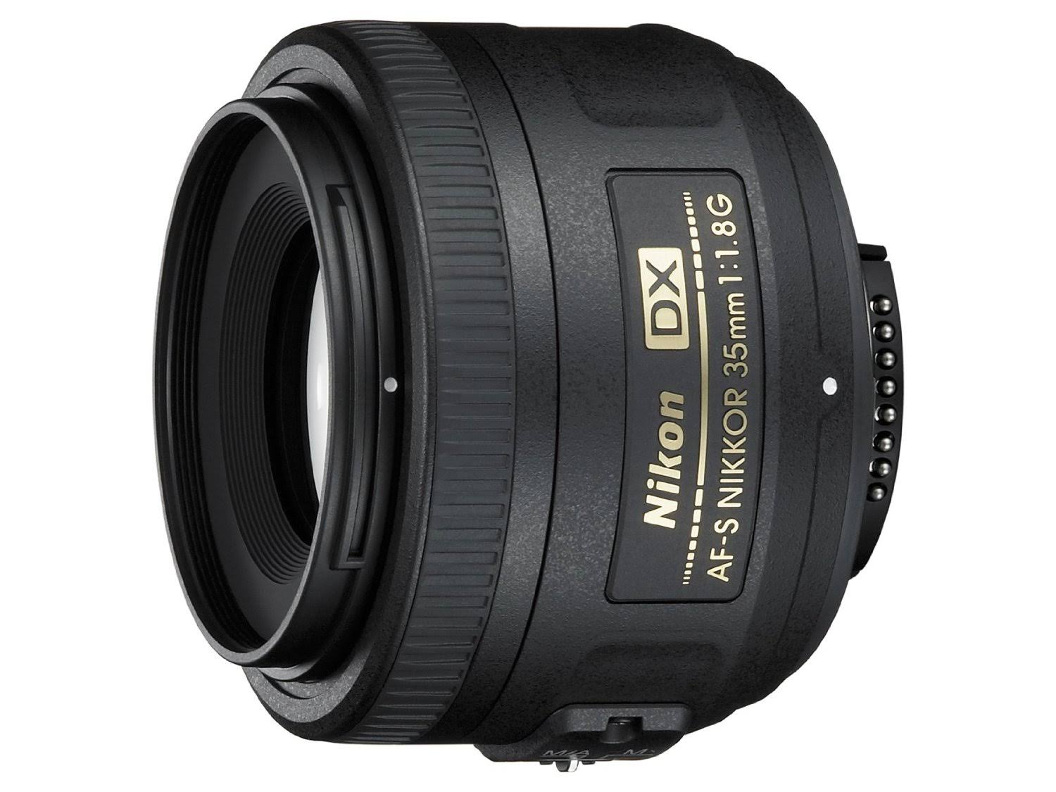 Nikon Объектив AF-S DX NIKKOR 35mm f / 1.8G с автофокусом для цифровых зеркальных фотоаппаратов